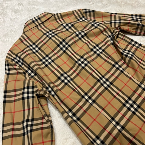 WOMENS BUTTON UP VINTAGE CHECK LONG SLEEVE SHIRT SIZE 4 - Picture 8 of 8